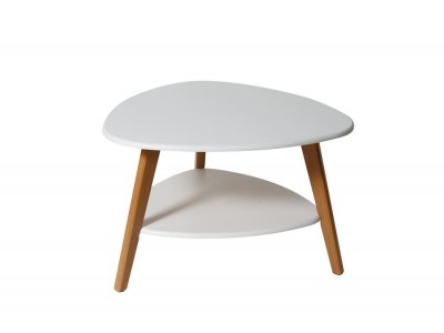 Стол журнальный "Бруклин" (белый)