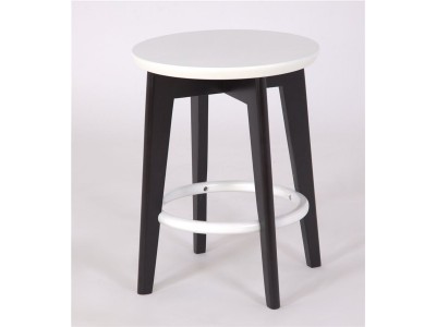 Табурет Рэй 450 (Белая Эмаль/Венге)