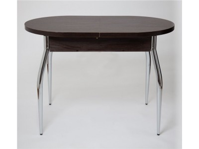 Стол Универсальный (ЛДСП 32 мм/Венге/ноги хром Элегант)