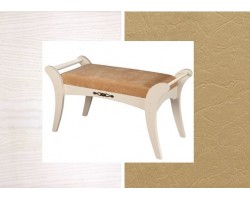 Банкетка Стефани (Молочный дуб/Крем/ткань)