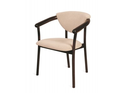 Кресло венское "Виенна" (темный тон/бежевый М02)