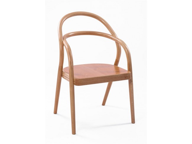 Полукресло венское Orion (натуральный) жесткое сиденье