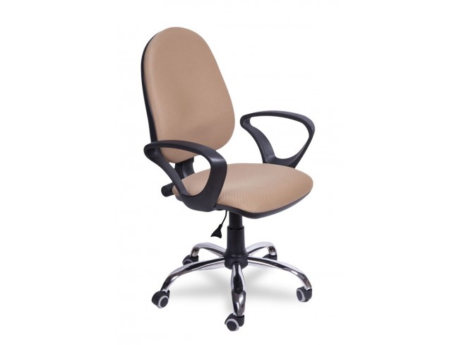 Кресло Мартин new Чарли хром сетка (бежевая)