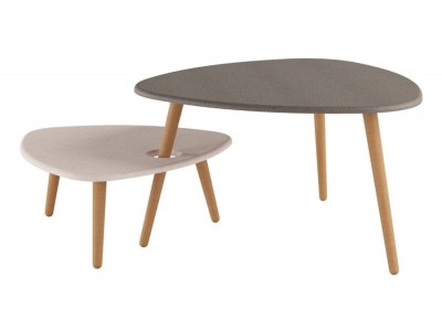 Стол журнальный "Стилгрей" (Серый лен/бежевый лен) Стол журнальный "Стилгрей" (Серый лен/бежевый лен)