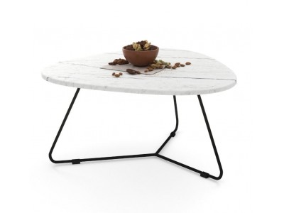 Стол журнальный "Лаварис Фьорд" (Белый мрамор) Стол журнальный "Лаварис Фьорд" (Белый мрамор)