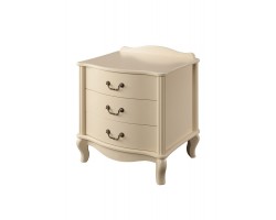 Прикроватная тумбочка Джульетта 3 ящика (Дуб шампань) Ls