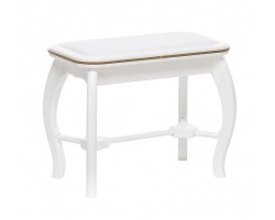 Банкетка Миледи (Молочный дуб / к.з Белый) Вис