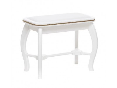 Банкетка Миледи (Молочный дуб / к.з Белый) Вис