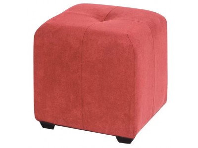 Пуф "Николь" коралловый велюр