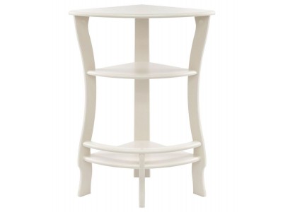 Этажерка угловая "Грейс" (молочный дуб ) Вис Этажерка угловая "Грейс" (молочный дуб ) Вис