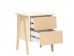 Тумбочка "Сканди" 2 ящ. (Натуральное дерево/дуб шампань)