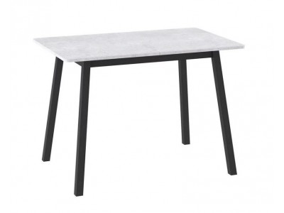 Cтол "ТИРК RADIAL-94" раздвижной (Серый сланец/черный) 94(126)х64