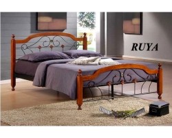 Двуспальная кровать Руя (Ruya) (160х200) Темный орех