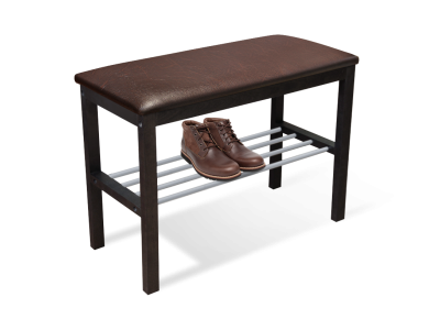 Банкетка SHT-В2 Sheffilton (дерево-кожзам/венге-коричневый) Sheffilton