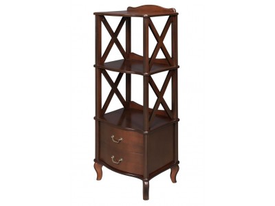 Этажерка ДЖУЛЬЕТТА -2 (Орех) Ls