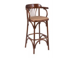 Стул барный 750 Венский мягкий (средний тон, ткань 2 caramel)