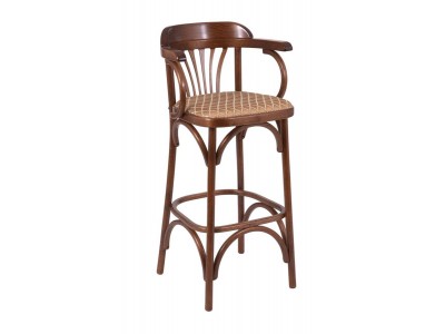 Стул барный 750 Венский мягкий (средний тон, ткань 2 caramel)