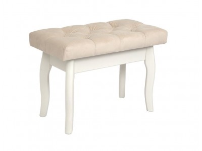 Бакетка "Карина" (сл. кость/ микровелюр 17)