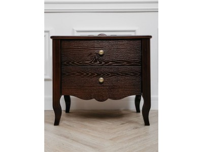 Тумбочка "Версаль" 2 ящика (орех)