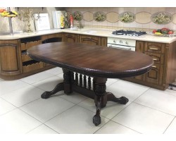 Стол "АЗИЯ-Big" (темный орех, матовый/200х240х280 х106 см.)