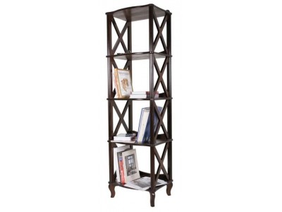 Этажерка-стеллаж "Джульетта"-4 (орех ) Вис Этажерка-стеллаж "Джульетта"-4 (орех ) Вис