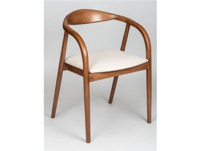 Полукресло венское Diona (светлый орех/ткань Тесла 01)