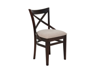 Стул полумягкий "Соло" венский (Тон 8 Венге / ткань:Вивальди 04)