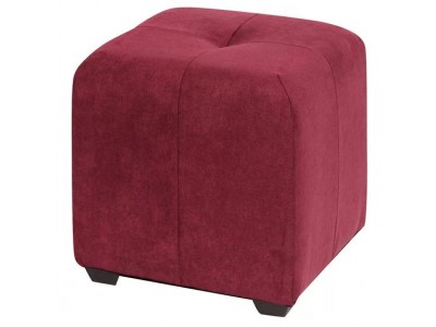 Пуф "Николь" бордовый велюр