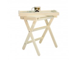 Столик с подносом Лотос (Дуб шампань) Ls