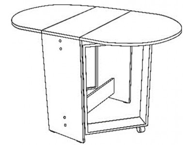 Стол Книжка (Венге) ЛДСП