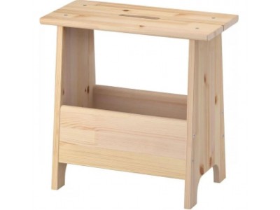 Табурет с отделением для хранения (не окрашенная)