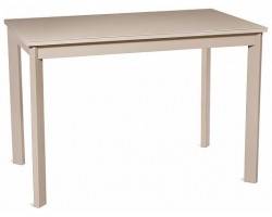 НЕЛЬСОН-110(155)х68, стол раздвижной со стеклом, Каппучино/Каппучино