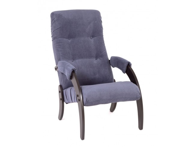 Кресло для отдыха Модель 61 (Венге/Denim Blue)