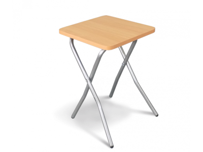 Табурет складной S-6 (Бук-хром/металл-ЛДСП)