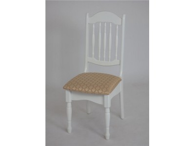 Стул Арфа (массив березы/ткань) Белый