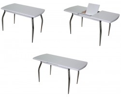 Стол Надиа ПО Страйп (белый)