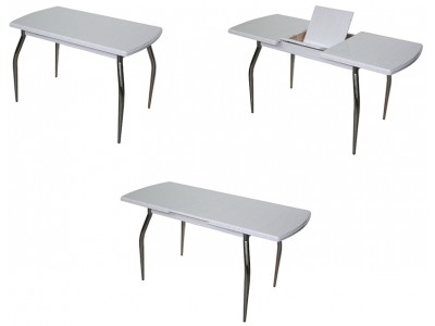 Стол Надиа ПО Страйп (белый)