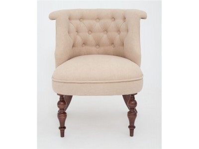 Кресло Бархат (темный тон / RS3 - бежевый)