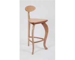 Стул барный 3 ноги гнутые (Дуб)