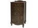 Комод "Джульетта" узкий (5 ящ.) (орех/золотая патина ) Висан