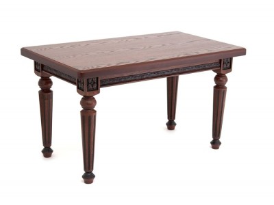 Журнальный стол "Верона-Т" (Темный орех+патина)