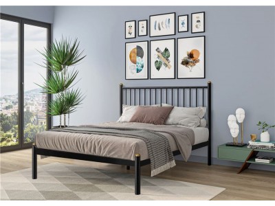 Кровать АРЗУ (160х200/металлическое основание) Чёрный