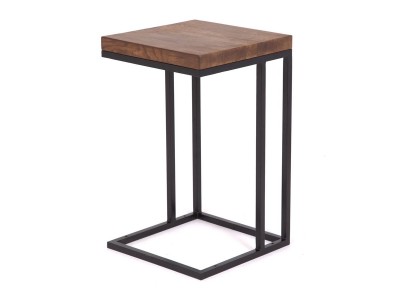 Стол кофейный Энди Loft (Дуб/каркас чёрный)