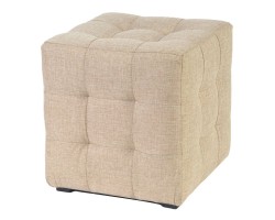 Пуф "Лотос" (бежевая рогожка)