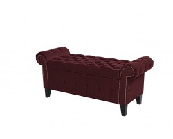 Пуф "Толедо" (Торокс) бордовый