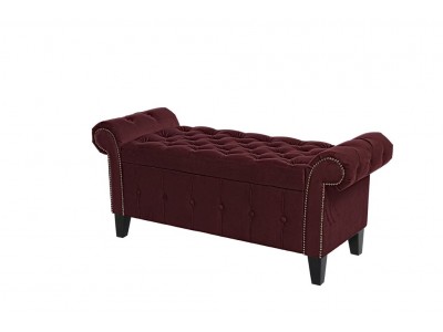 Пуф "Толедо" (Торокс) бордовый