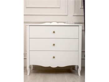 Комод "Версаль" 3 ящика (белый)