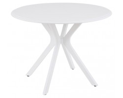 Стол Пекин не раздвижной (1000*1000/цвет столешницы Белый/цвет ножек Белый)