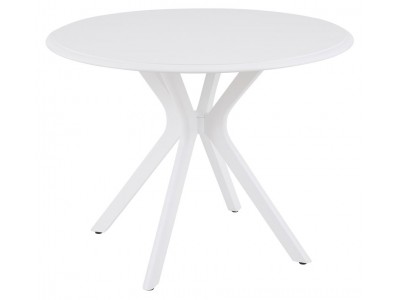 Стол Пекин не раздвижной (1000*1000/цвет столешницы Белый/цвет ножек Белый)