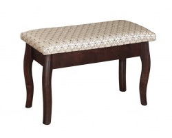 Банкетка из массива березы (Крапинка светлая) Венге